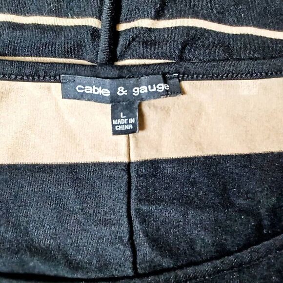 Cable & gauge striped blouse Size L - Picture 4 of 8